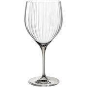 Elegantes Cocktailglas POESIA in Grau mit 750ml Fassungsvermögen, seitliche Ansicht