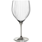 Elegantes Cocktailglas POESIA in Grau mit 750ml Fassungsvermögen, seitliche Ansicht