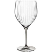 Elegant cocktailglas POESIA in grijs met een inhoud van 750 ml, zijaanzicht