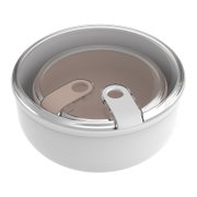 Frischhaltedose mit transparentem Deckel, Ansicht von oben