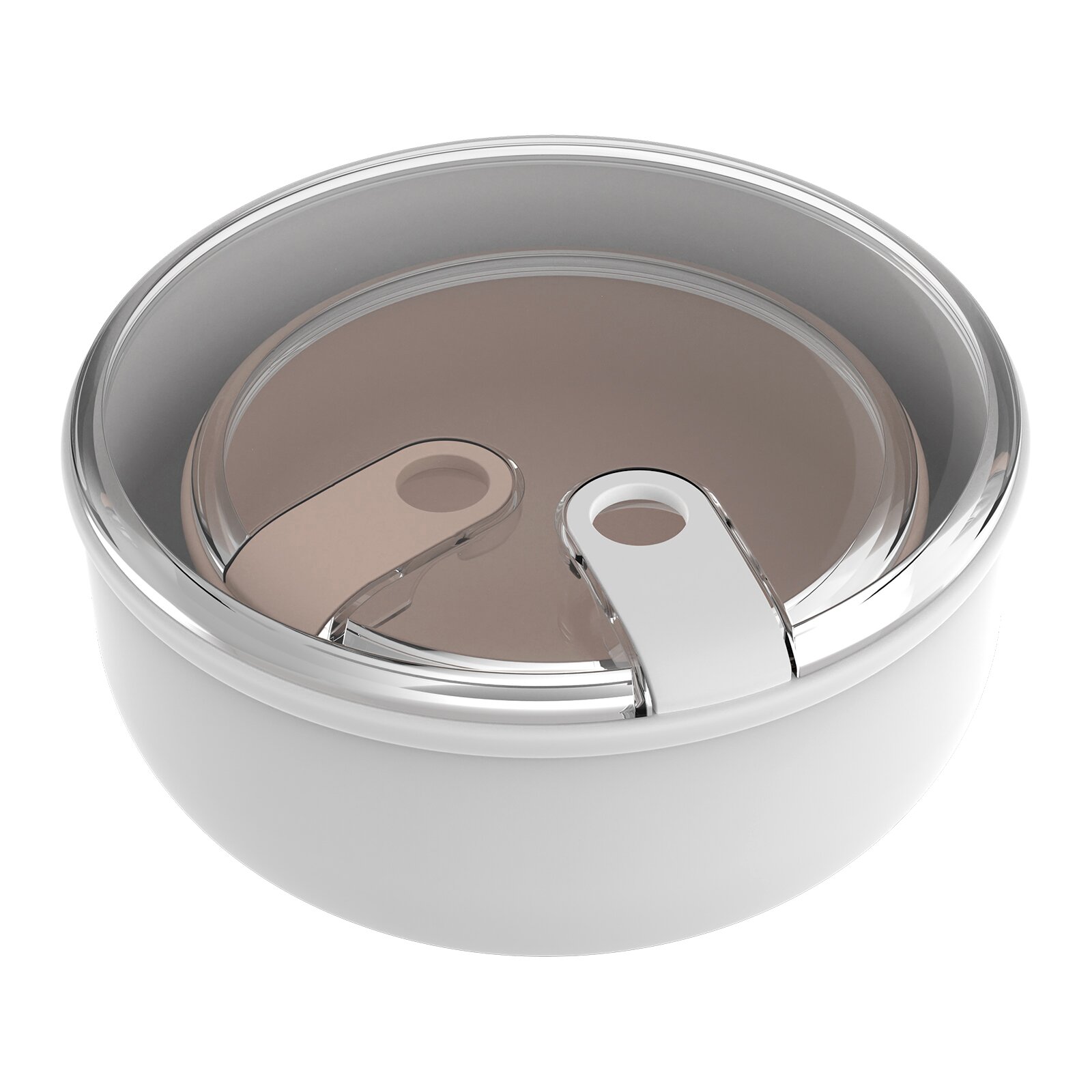 Frischhaltedose mit transparentem Deckel, Ansicht von oben