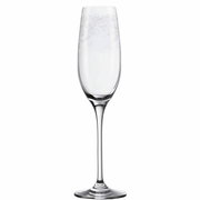 Elegantes Sektglas Chateau mit feinem Muster, frontal abgebildet.