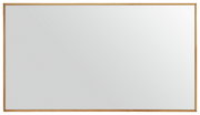 Rechteckiger Spiegel mit schmalem Holzrahmen, Frontalansicht