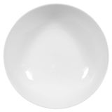 Weiße Salatschale Rondo/Liane 19cm, Draufsicht