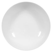 Witte slakom Rondo/Liane 19 cm, bovenaanzicht