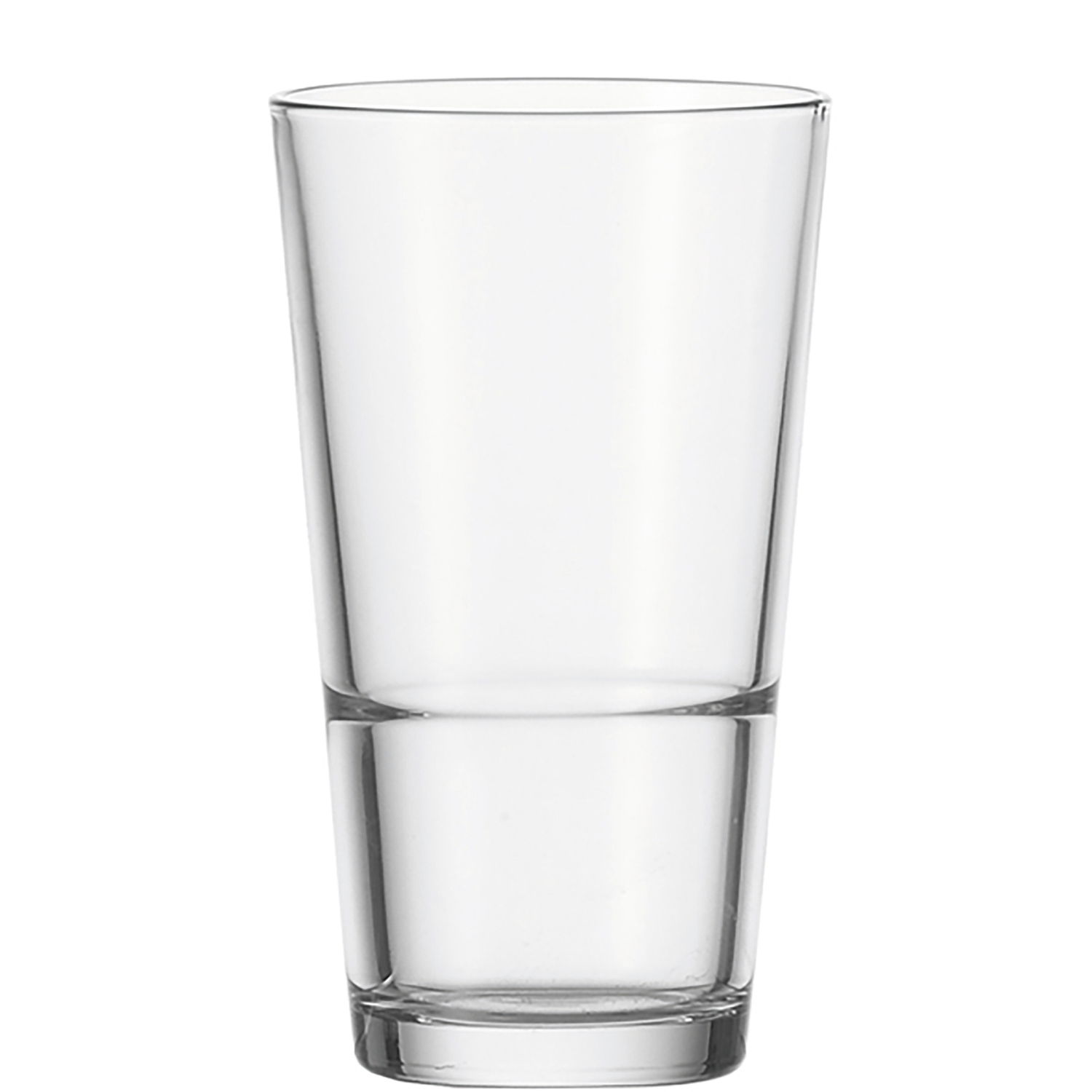 Transparenter Stapelbecher XL 550ml, frontalansicht