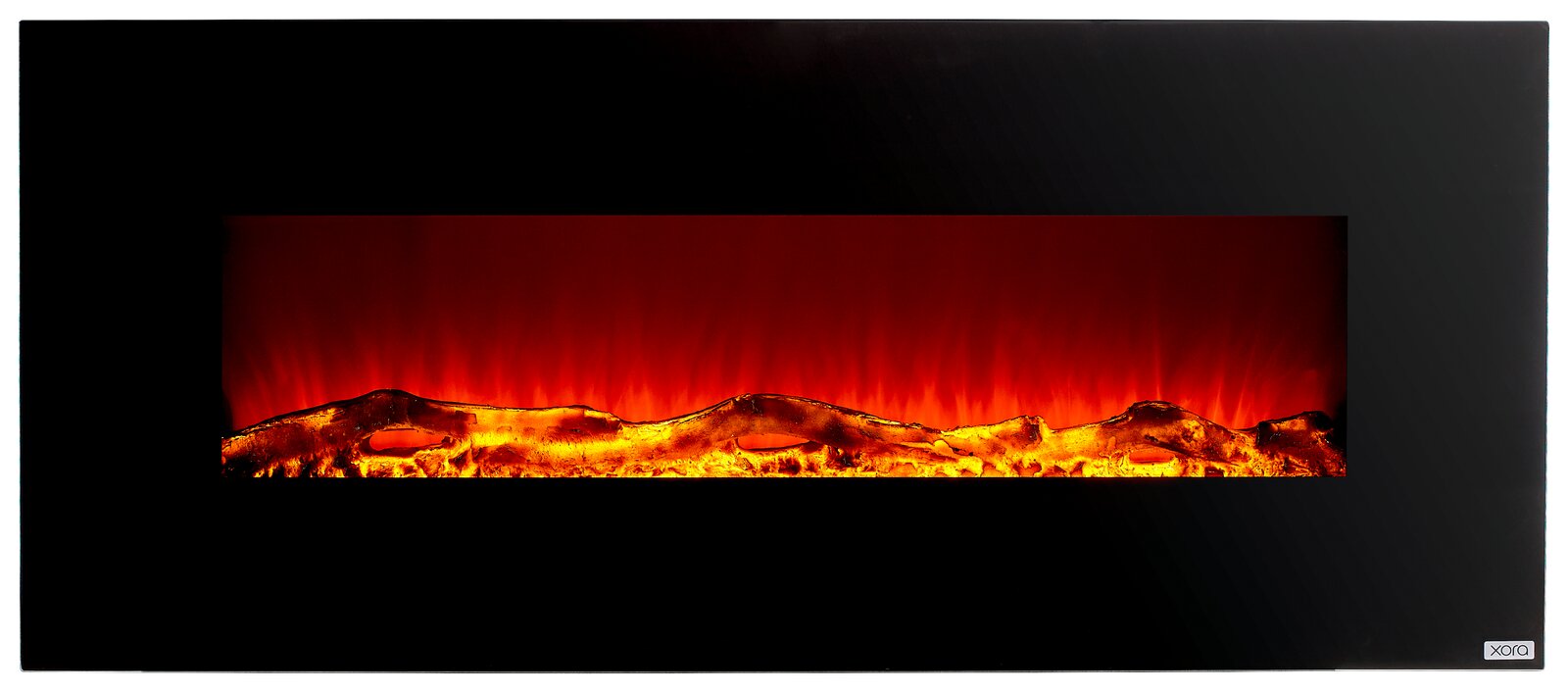 XORA Elektrokamin New York Moderner Elektrokamin mit realistischem Flammeneffekt, Frontalansicht