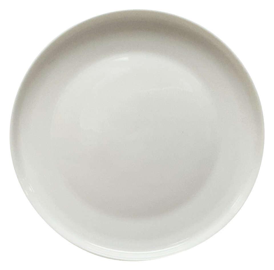 Zurbrüggen Dessertteller Weißer Dessertteller aus der Vogelperspektive