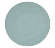 Speiseteller 28cm in grünem Chic mit feinem Muster, Draufsicht