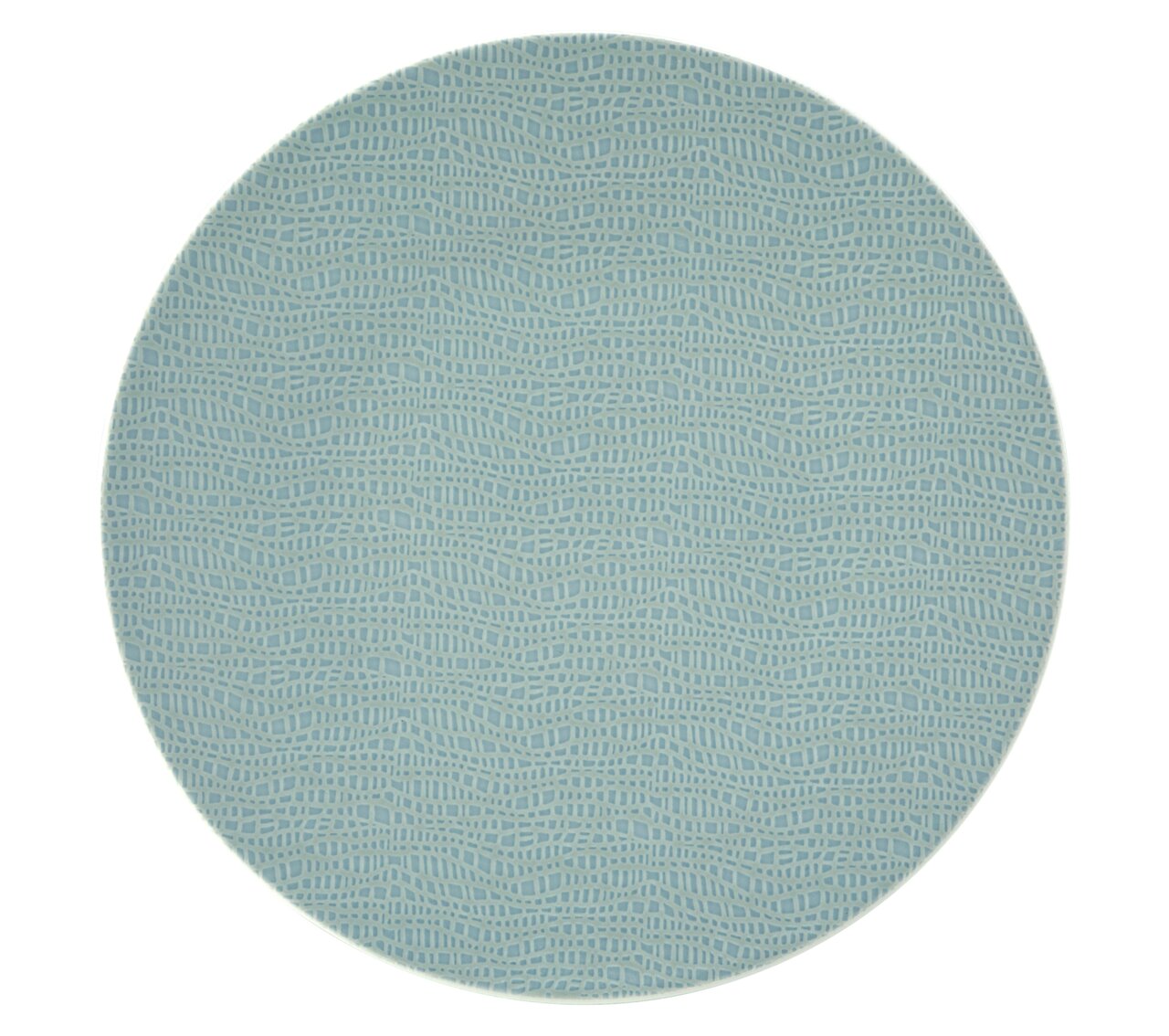 Seltmann Weiden Speiseteller FASHION Speiseteller 28cm in grünem Chic mit feinem Muster, Draufsicht