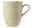 Becher mit Henkel, 0,35l, beige mit horizontalen Streifen, Seitenansicht