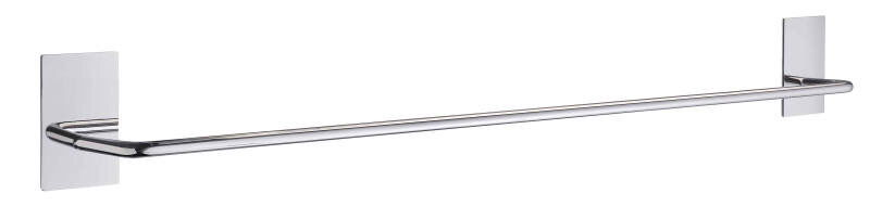 Selbstklebende Handtuchstange aus Metall, seitliche Perspektive