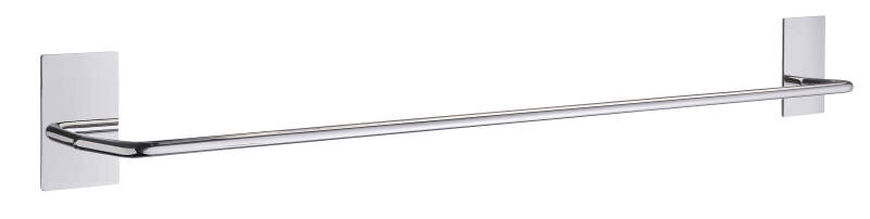Selbstklebende Handtuchstange aus Metall, seitliche Perspektive