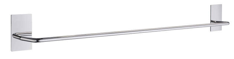 Selbstklebende Handtuchstange aus Metall, seitliche Perspektive