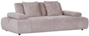 Zweiersofa in hellrosa Stoff, seitliche Perspektive