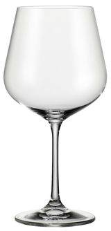 Burgunderglas 600 ml Lucca, frontalansicht