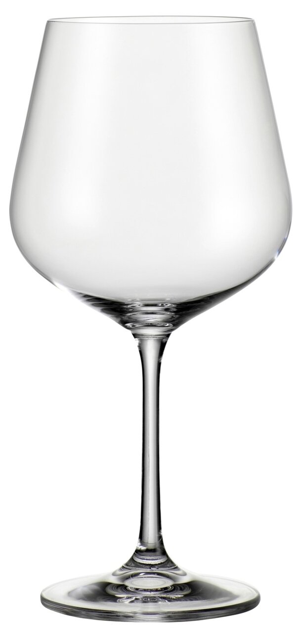 BOHEMIA Cristal Rotweinglas LUCCA Burgunderglas 600 ml Lucca, frontalansicht