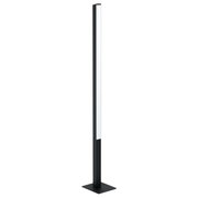Schwarze LED-Stehleuchte SIMOLARIS-Z in schlankem, modernem Design, seitliche Perspektive