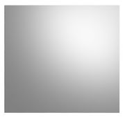 Quadratischer Spiegel in Frontalansicht, ideal für Garderoben-Sets.