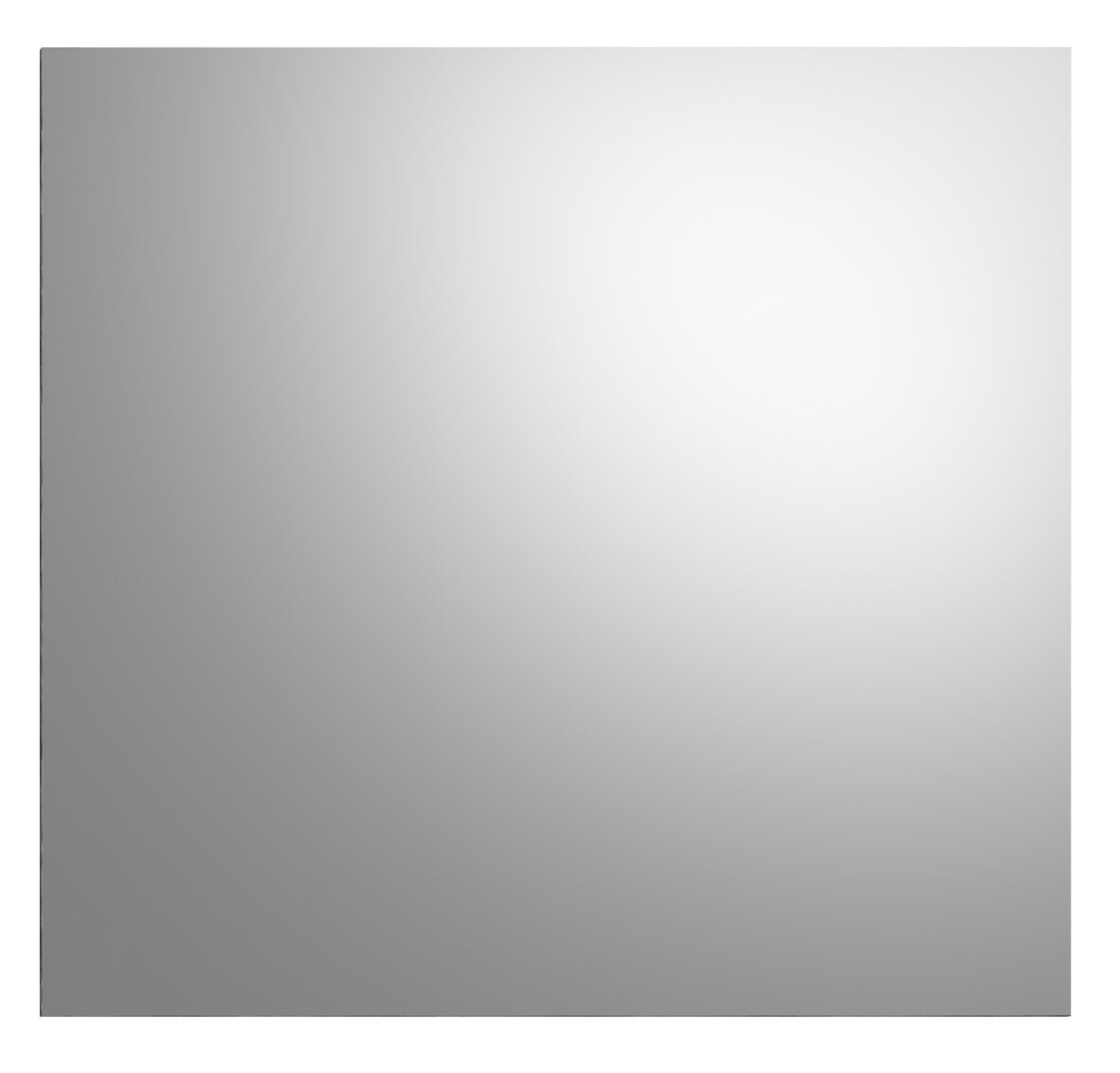 Quadratischer Spiegel in Frontalansicht, ideal für Garderoben-Sets.