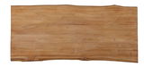 Holztischplatte aus natürlichem Holz, Draufsicht