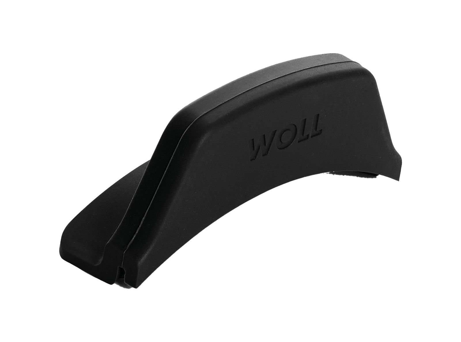 Schwarzer Silikongriff von Woll, seitliche Perspektive