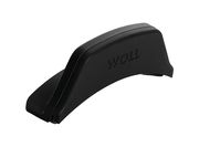 Schwarzer Silikongriff von Woll, seitliche Perspektive