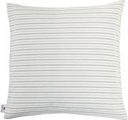 Outdoor Kissen mit grauen Streifenmuster, Vorderansicht