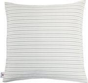 Outdoor Kissen mit grauen Streifenmuster, Vorderansicht