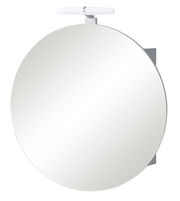 Runder Spiegelschrank mit integrierter Beleuchtung, Frontalansicht