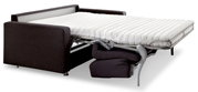 Schlafsofa in ausgeklappter Position, seitliche Perspektive