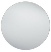 Runder Spiegel mit einem Durchmesser von ca. 80 cm, frontal fotografiert