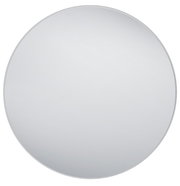 Runder Spiegel mit einem Durchmesser von ca. 80 cm, frontal fotografiert
