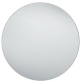 Runder Spiegel mit einem Durchmesser von ca. 80 cm, frontal fotografiert