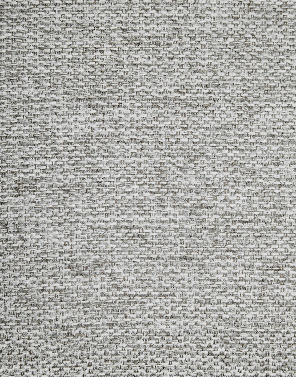 Z2 Armlehnstuhl DIETMAR Nahaufnahme eines grauen Stoffmusters, das für einen Armlehnstuhl verwendet wird, aus der Vogelperspektive.