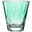 Leonardo Trinkglas TWIST Grünes Trinkglas Twist 220ml, seitliche Perspektive