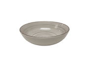 Schüssel mit kreisförmigem Muster, seitliche Perspektive