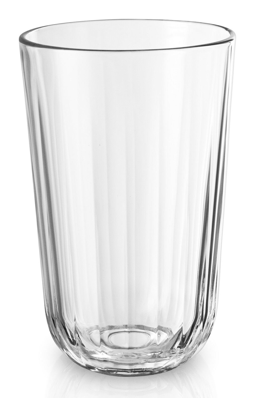 Facettenglas mit 43 cl Fassungsvermögen, seitliche Perspektive