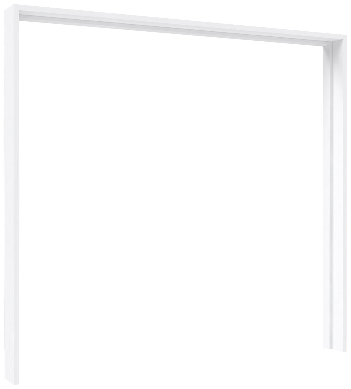 Ti´me Passepartout LAUSANNE PLUS Weißer Passepartout-Rahmen aus schräger Perspektive