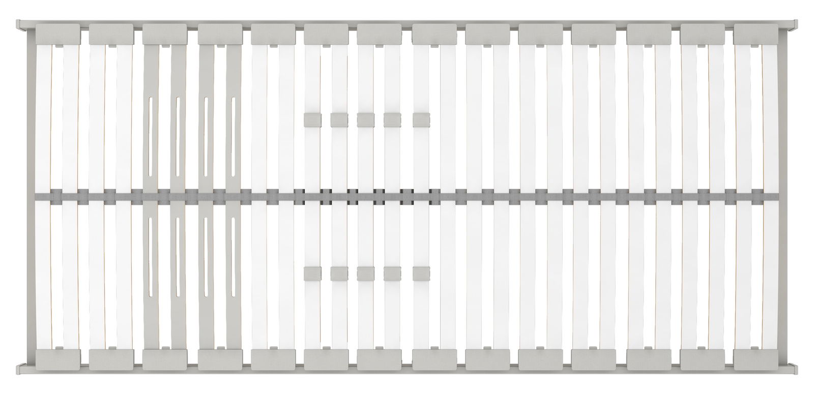Lattenrost NV 90 x 200 cm, Draufsicht