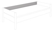 Schutzseite für ein Bett, seitliche Perspektive