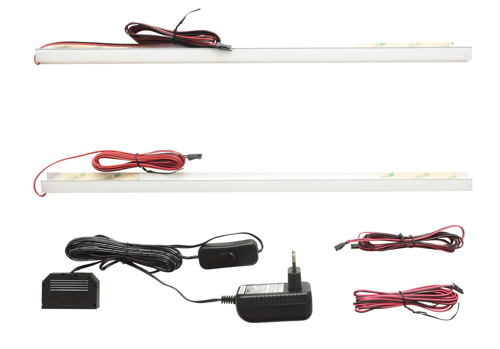 Zurbrüggen LED-Rückwandbeleuchtung BARCELONA LED-Rückwandbeleuchtung mit Netzteil und Kabeln, Ansicht von oben