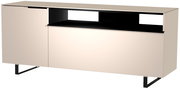 TV-Lowboard in modernem Design, seitliche Perspektive