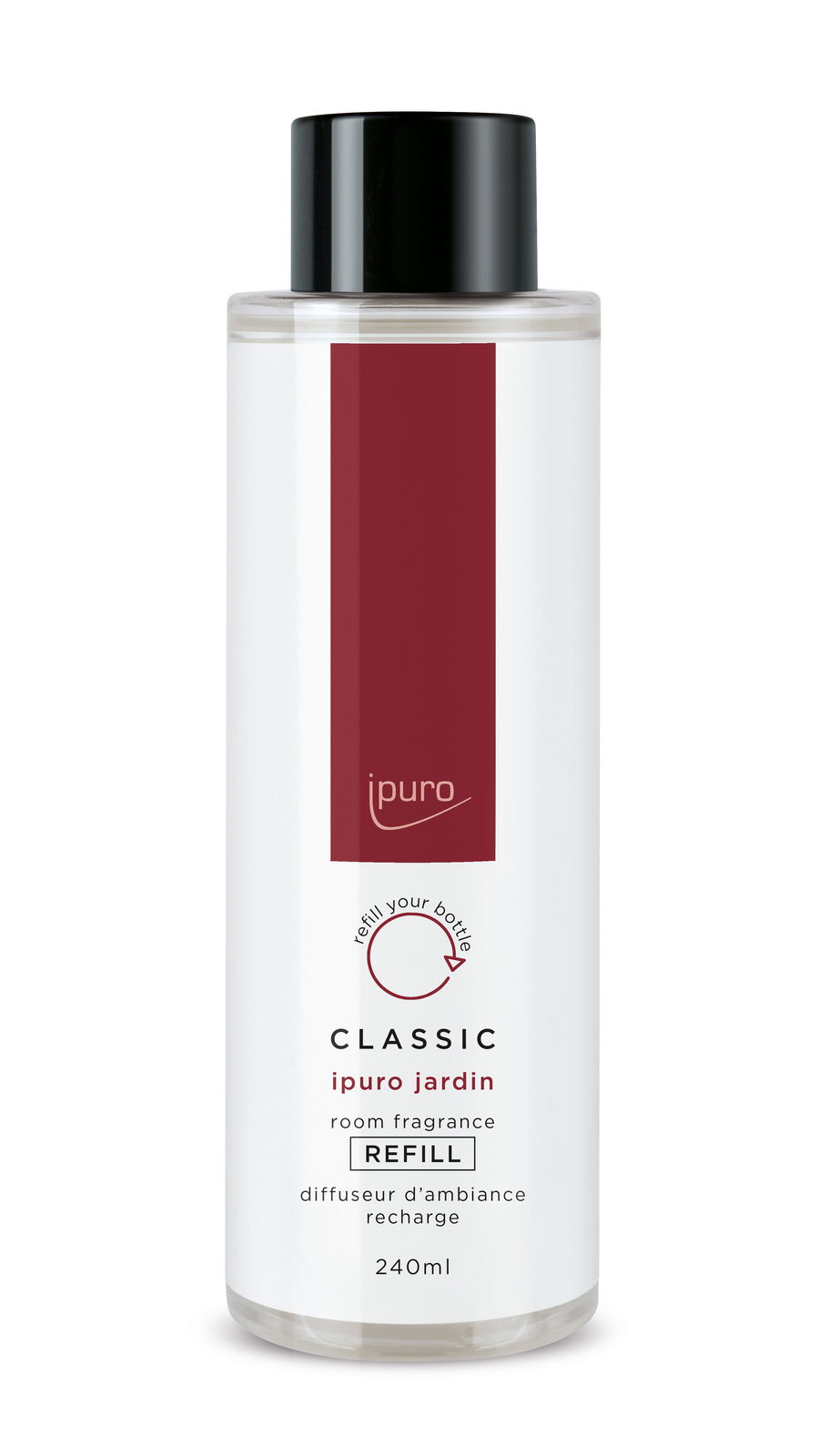 Ipuro Classic Jardin Raumduft Nachfüllflasche 240ml, Vorderansicht