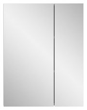 Spiegelschrank mit zwei Türen, frontale Ansicht