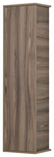 Hochschrank in Holzoptik, seitliche Perspektive