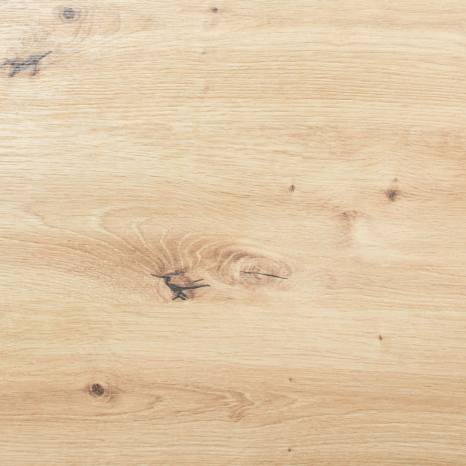 Holztischplatte mit natürlicher Maserung, Draufsicht