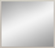 Quadratischer Spiegel mit schmalem Rahmen, Frontalansicht