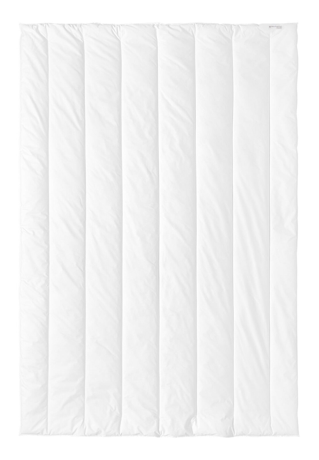 Weiße Winterdecke 155x220cm, Draufsicht