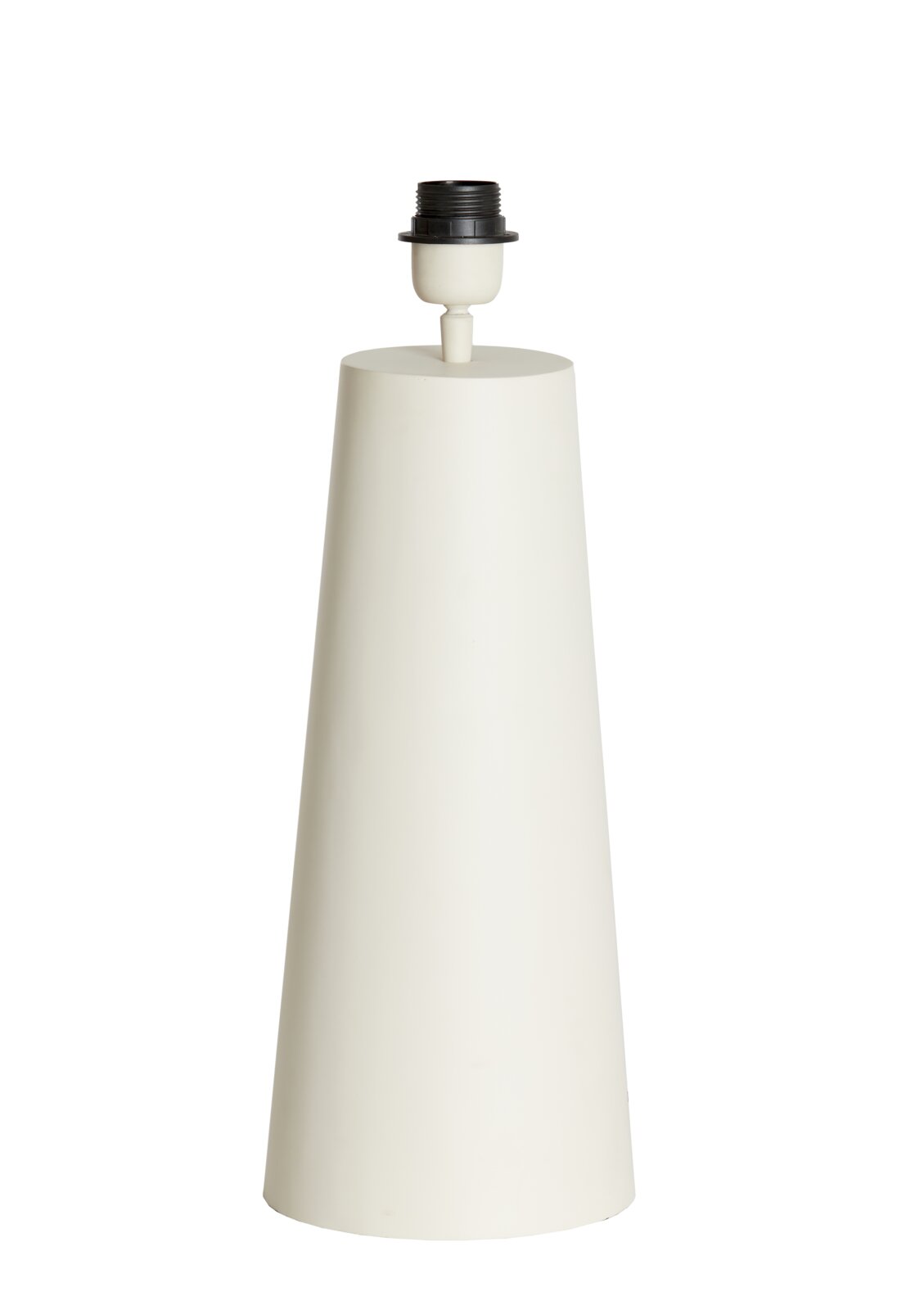 Light&Living Lampvoet YELOS Witte, conische lampvoet vanuit zijaanzicht